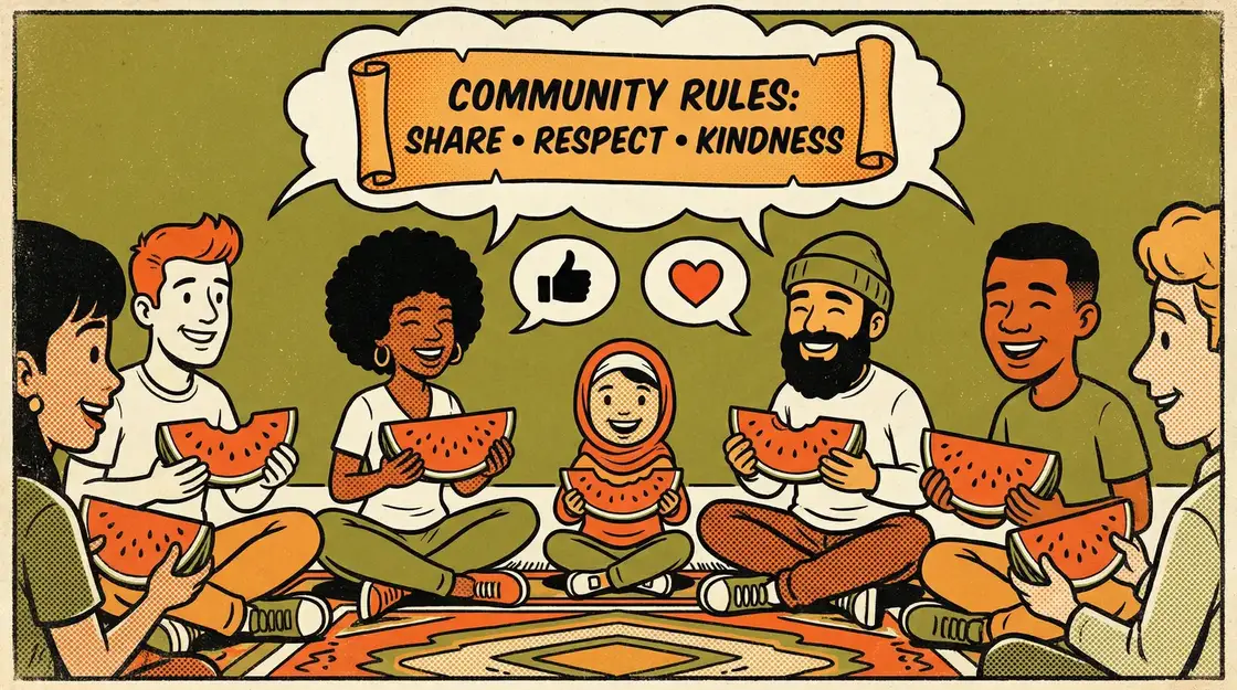 吃瓜网-吃瓜爆料|热点黑料|网红大瓜|独家爆料 社区公约漫画插图